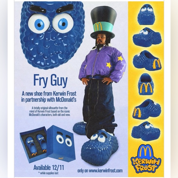 New in box Kerwin Frost McDonald’s Fry Guy shoes - Picture 2 of 14